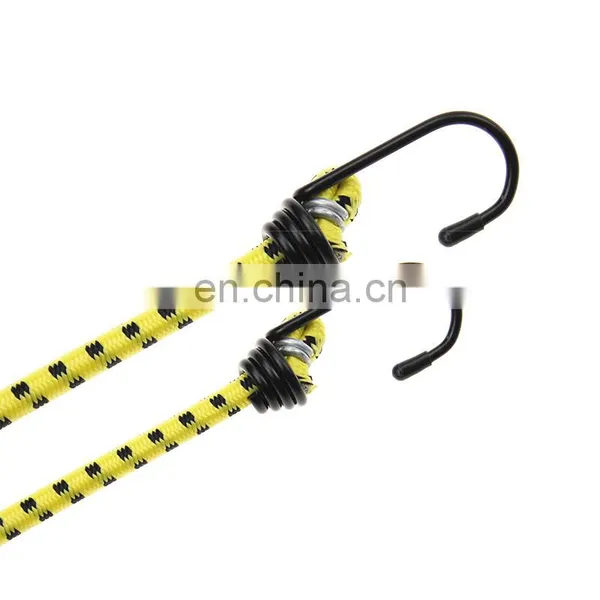 Elastic Wear-Resistant Braided Cord Luggage Cart Plastic Hook Rubber Rope photo-3