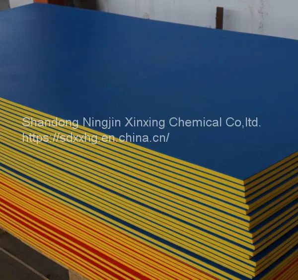 UV Stabilized High Density Polyethylene HDPE Plastic Sheet in Dual Color /sandwich Color/orange Peel Textured photo-2