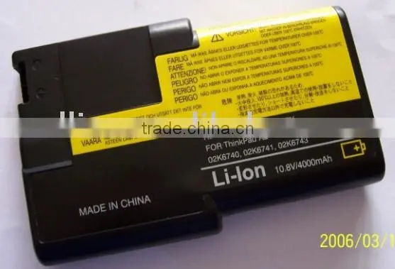 Replacement Battery for ThinkPad A21E A22E Series 02k6740 02k6741 02k6743