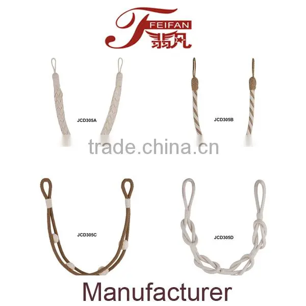 JCB306ABCD Fancy Curtain Tiebacks Double Hook photo-6