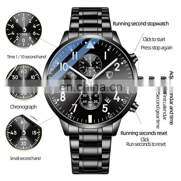 CHENXI 937 Men Quartz Watches New Fashion Sport Waterproof Luxury Chronograph Stainless Steel Wrist Watch photo-3