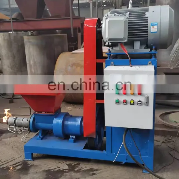 Competitive Compressed Wood Sawdust Biomass Tree Leaves Bamboo Charcoal Coal Briquettes Press Manufacturing Machines Price photo-2