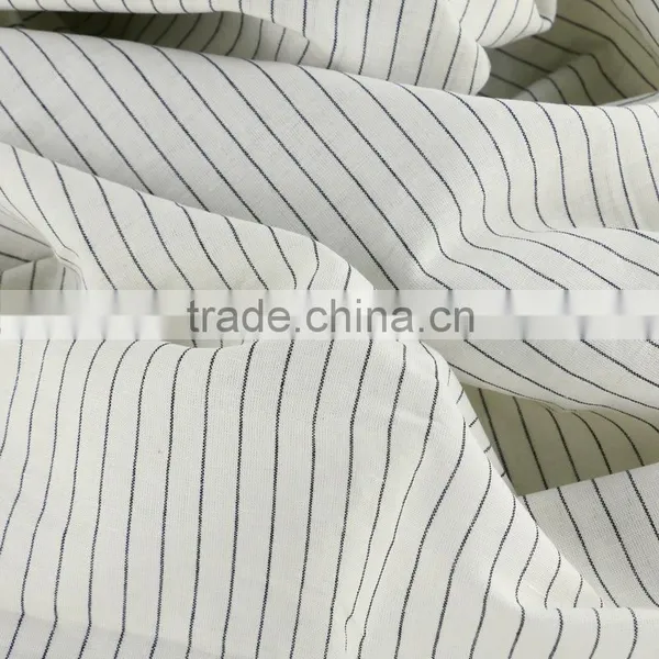 Stripe Fabric,yarn Dyed Fabric for Pants,linen Cotton Fabric photo-3