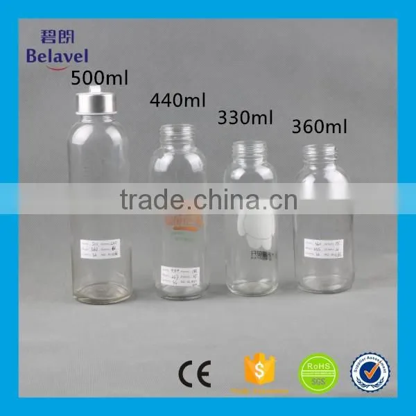Factory Supply 17oz 500ml Glass Bottle With Cap Glass Sport Water Bottle photo-6