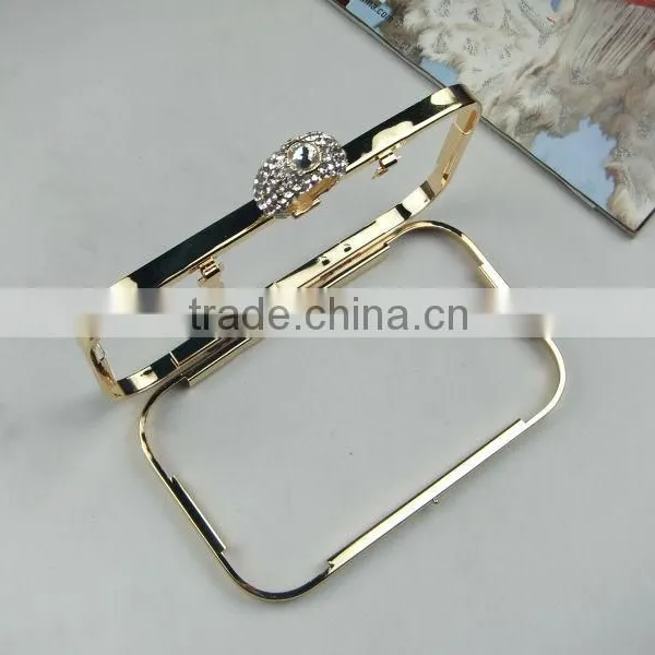 Gold High-grade Metal Purse Frame photo-2