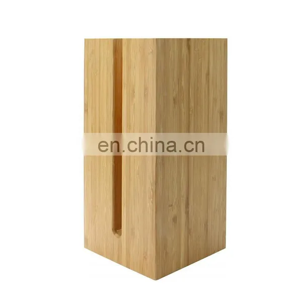 New Design Wall Mounted Toilet Paper Bamboo Storage Bathroom Corner Shelf Bamboo Storage Holder photo-5