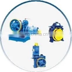 High Quality Left or Right Sheave Elevator Geared Traction Machine photo-3
