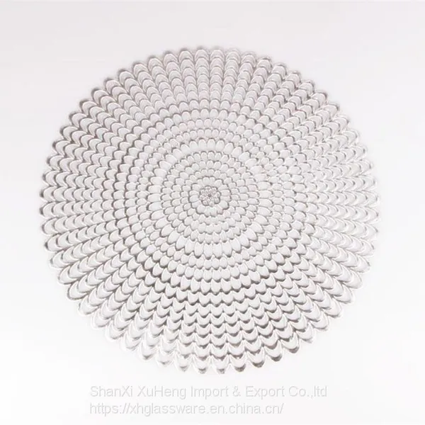Hot-selling Luxury 38 cm Round Place Mats Embroidery Craftsmanship Fine Individual Table Mat photo-4