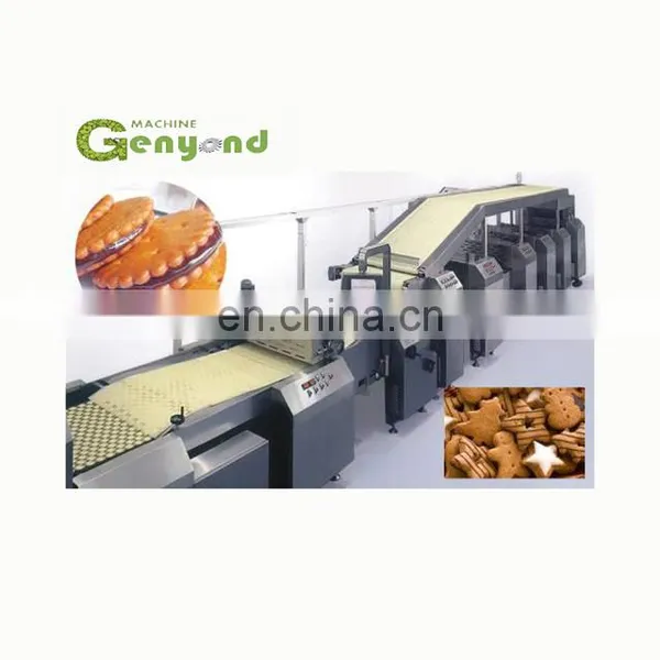 Biscuit Making Machine Production Line With Food Packaging Machine