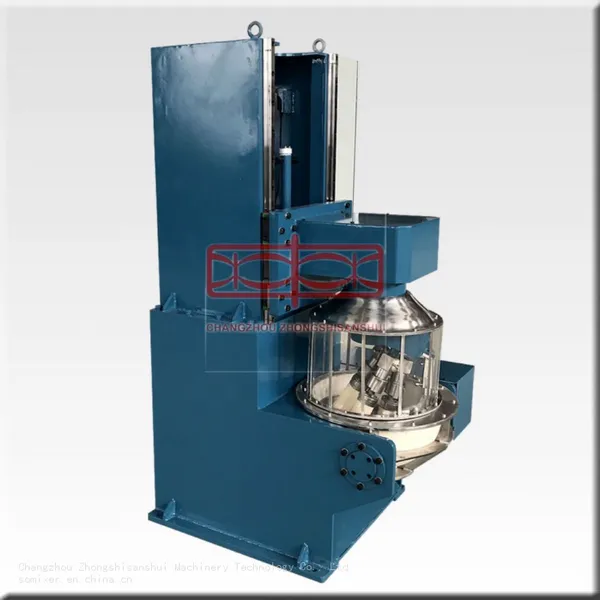 Pneumatically-lifted Grinder With Ceramic Mortar
