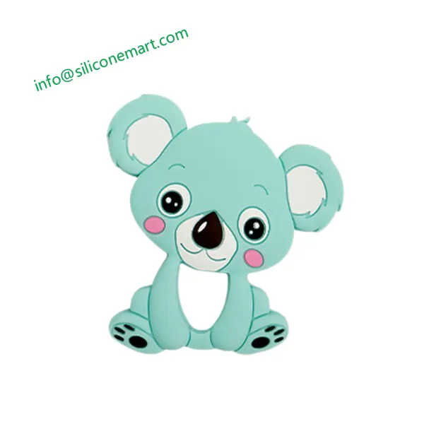 Koala Shape Animal Food Grade Silicone Baby Teethers Silicon Teething Toys From Shenzhen Siliconemart Tech Co.,Ltd. photo-4