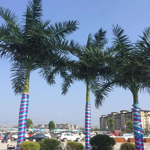 Customization Artificial Coconut Palm Tree for 5 Star Hotel Villa Engineering Project Garden Landscape Design 3-15 Meter Trees photo-4