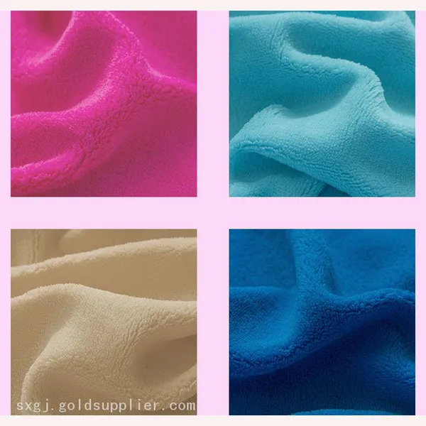 Coral Fleece Fabric One Side Brush And Anti Pilling Coral Velvet Fabric Wholesale photo-5