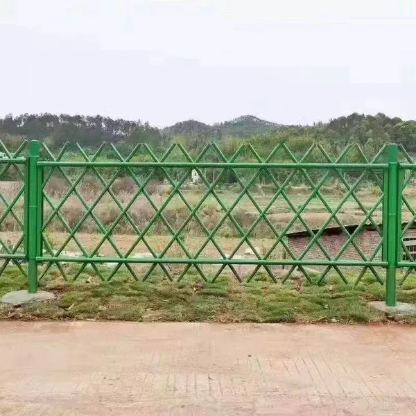 Imitation Wood Fence Garden Imitation Bamboo Railing Villa Fence Guard photo-2