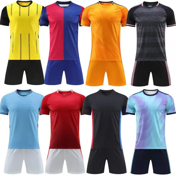 Wholesale Retro Soccer Jersey Club Team Uniform Training Vintage Football Shirt Sports Wear Men's Soccer Wear Custom Fan Player Kids Kits photo-3