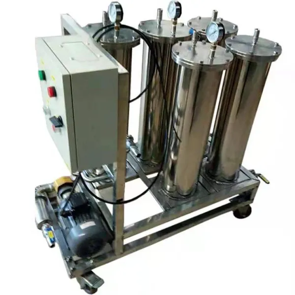 Hong Shenglong Hydraulic Oil Refueling Vehicle, Portable Oil Filter, Mobile Lubricating Oil Filter Cart photo-3