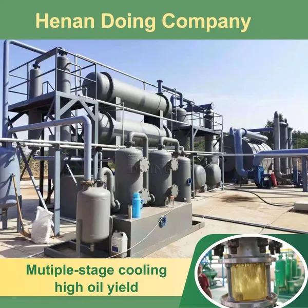 Sustainability and Emission Control Urban Waste Management Use Plastic Waste Pyrolysis Machine photo-4