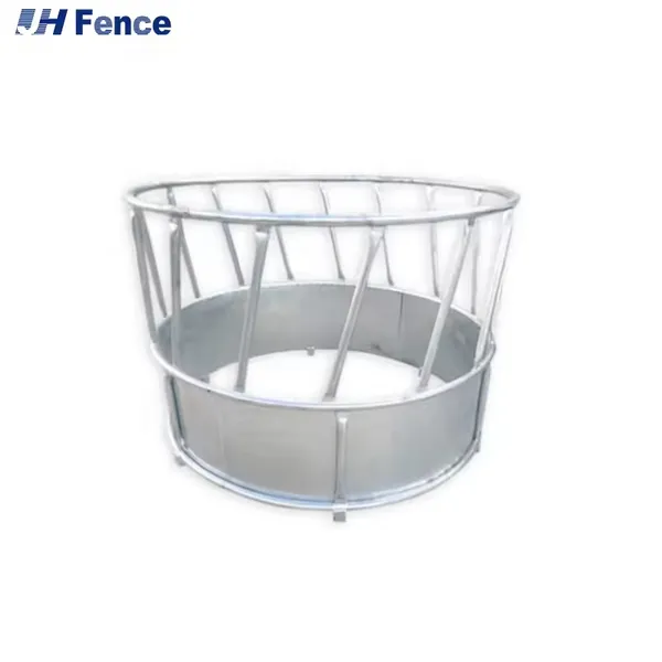 Custom Design Hot Dipped Galvanized Cattle Hay Round Bale Feeder Horse Feeder for Livestock photo-6
