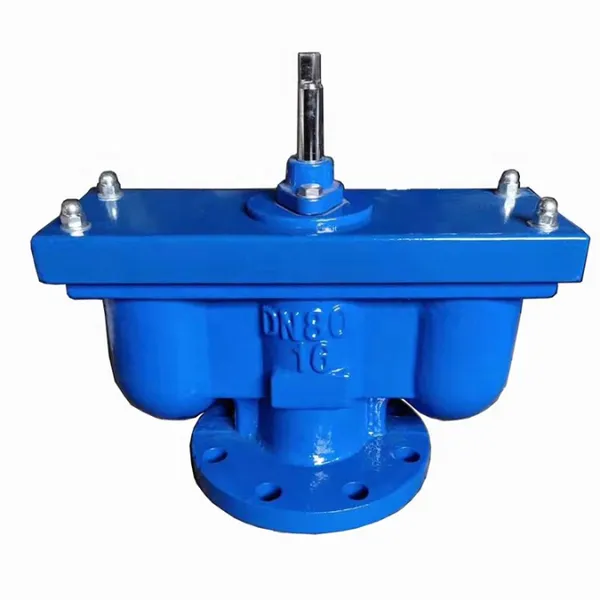 DIN PN10/16 Ductile Iron QT450 GG25/GGG40/GGG50 Double-port Flange Soft Seal Sewer Air Vent Valve Exhaust Valve