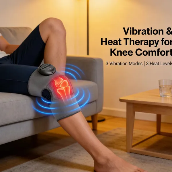 Smart Knee Massager With Heat & Vibration Therapy MH-P077 photo-5
