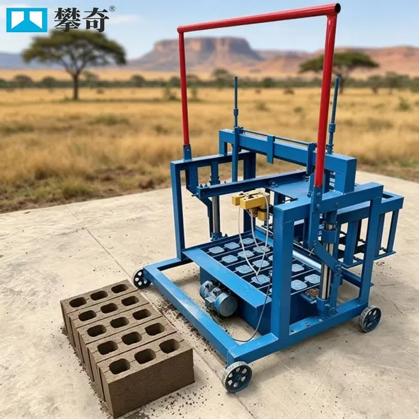 Coment Block Forming Machine 220V/Diesel Hollow Brick Making Machine Hand-propelled