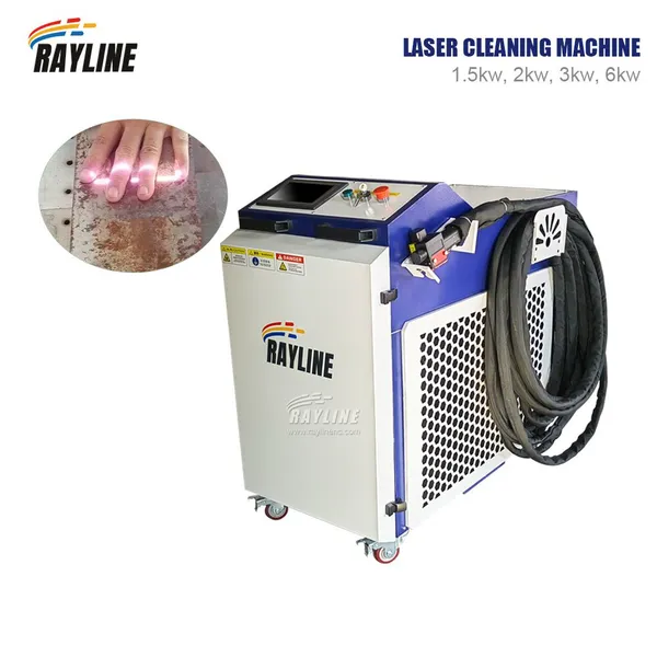 RA Series Blue White Integrated Laser Cleaning Machine Pure Laser Rust Remover For Metal Steel Aluminum Surface photo-5