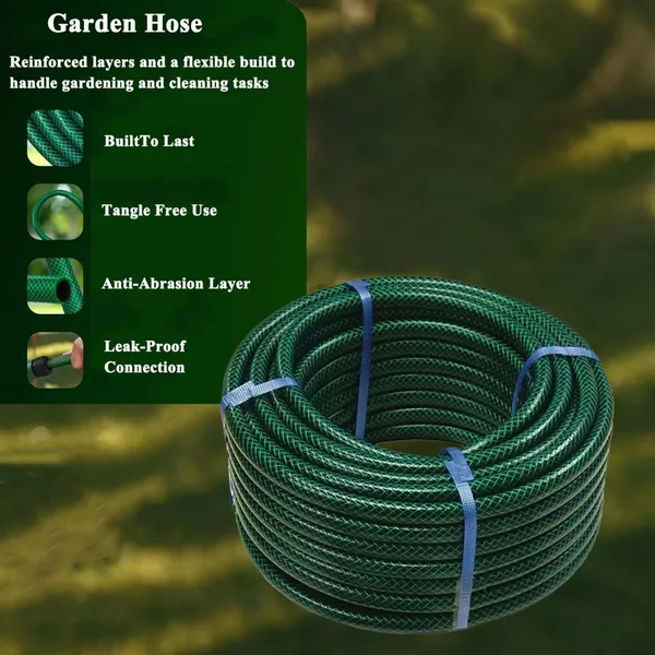 Hot Sale 1/2 Inch Kink-Twist-Free Non-Expanding Lightweight High Pressure PVC Garden Hose photo-2