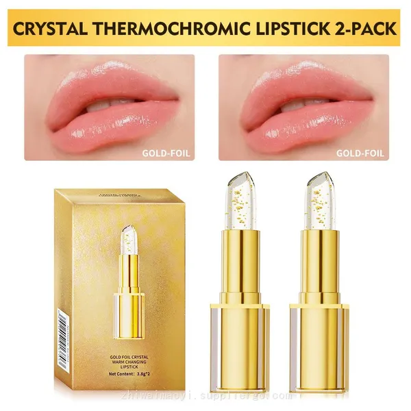OEM ODM Liquid Mineral Color Changing Lipstick Temperature Activated Hydrating Waterproof Lip Gloss