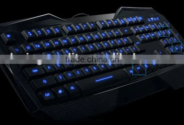 Hot Wired Colorful LED Backlight Mechanical Portable Gaming Keyboard photo-5