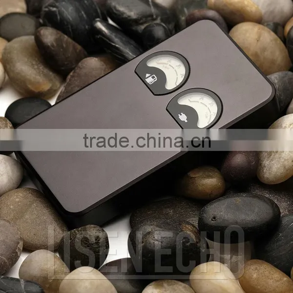 Factory Direct High-end LCD Digital Display 5000mah Polymer Aluminum Material Customized Logo Portable Charger Power Bank