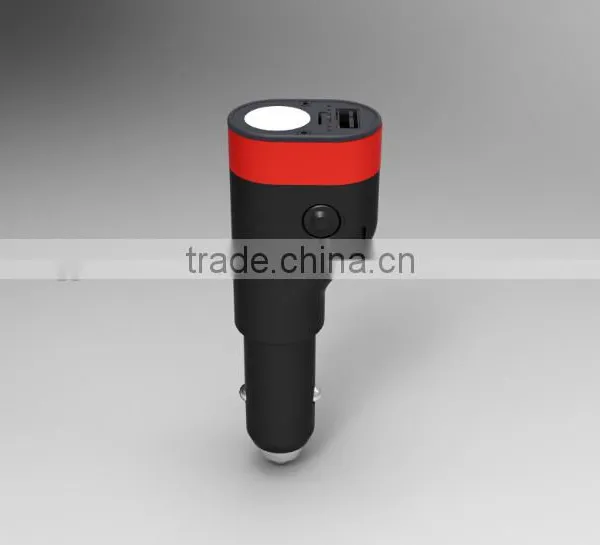 2016 Portable Multi-functional Safety Hammer Car Charger Torchlight Car Charger photo-2