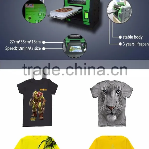 Hot Automatic Small Size A3/A4 Size t Shirt Printer photo-6