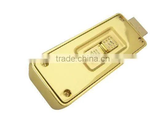 Metal Gold Usb Bar Flash Drive Laser Printing Supplier's Choice photo-3