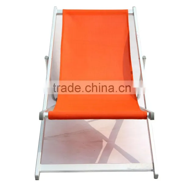 Portable Mesh Leisure Floor Aluminum Folding Webbed Lawn Chair Waterproof Chaise Lounge photo-3