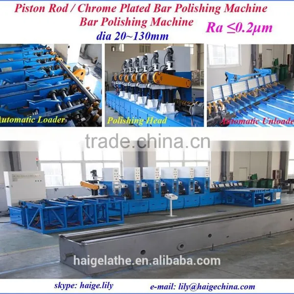 Hard Chrome Plated Rod / Bar Peeling Straightening and Polishing Machines photo-2