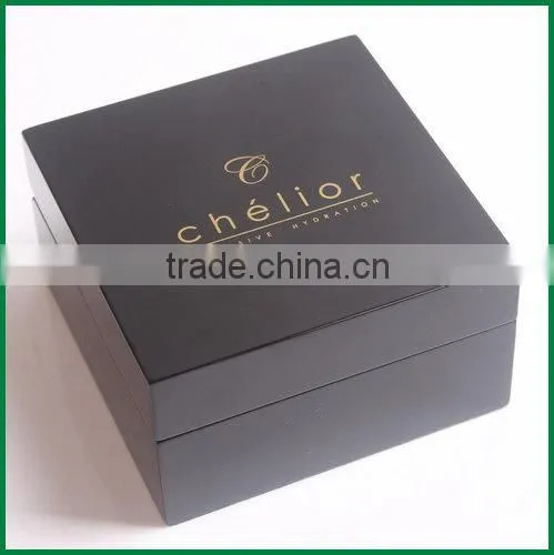 Luxury Piano Black Wooden Perfume Bottle Box photo-3