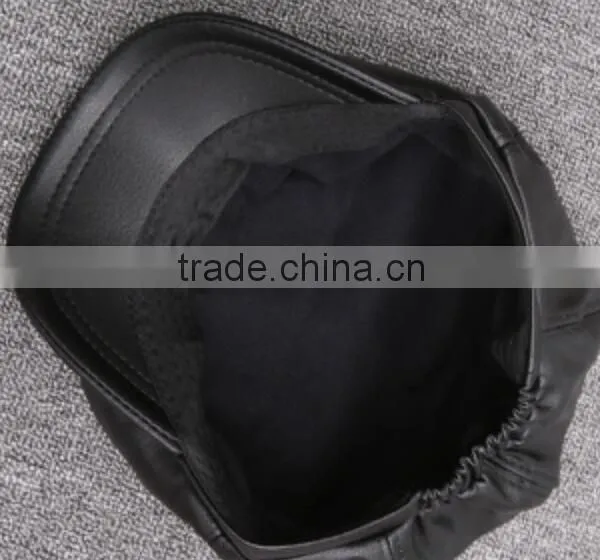 2016 Girls Multi-panel PU Baseball Cap,leather Cap photo-6