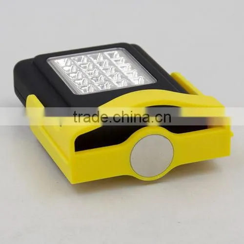Powerful Rotating Magnetic 3LED + 3W COB Work Light With Hook photo-3