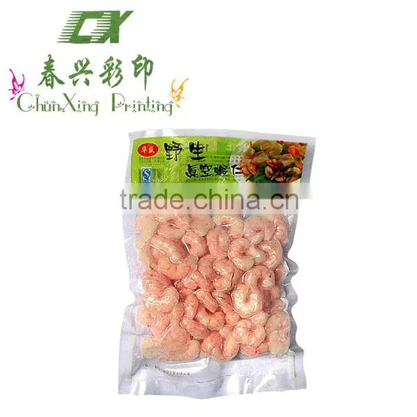 Plastic Printed Vacuum Bag for Shelled Shrimp