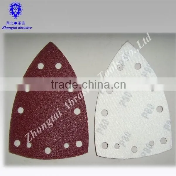 150mm Flexible Brand Red Aluminum Oxide Sanding Disc photo-3