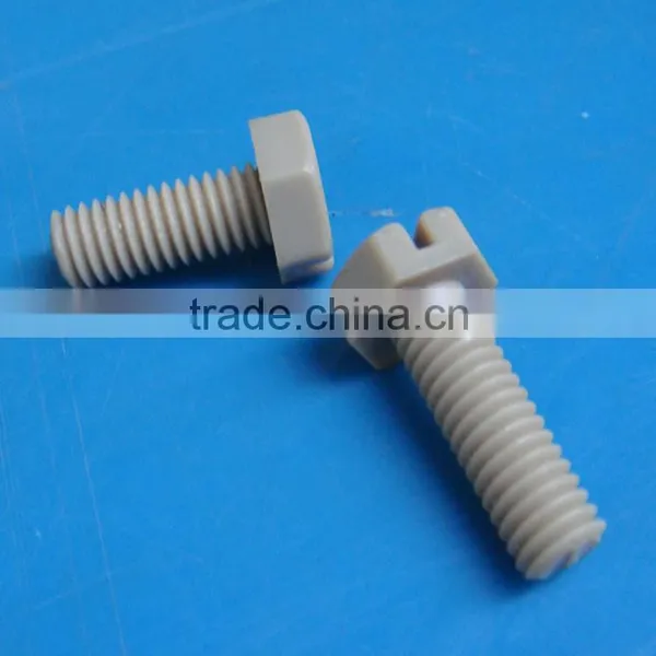 Customized Fasteners High Precision Injection Moulding Custom Peek Plastic Pan Head Screw photo-3