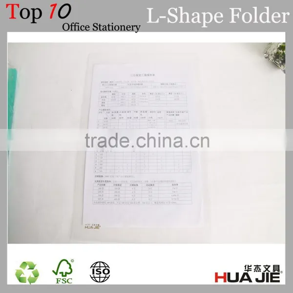 A4 FC Size PP L Shape Document File Folders photo-6