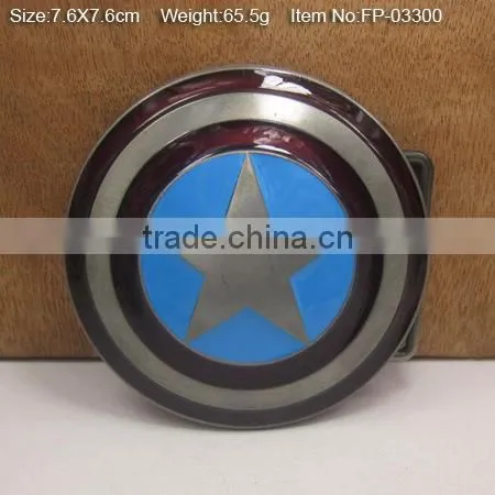 Wholesale Men's 35mm Metal Plate Belt Bucklewith Rhinestones photo-3