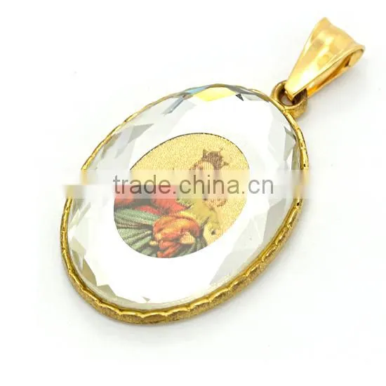 TKB-P1531 A Images for Maria Auxiliadora Polishining Gold Filled Very Popular Christians Style Jewelry Stainless St Religious