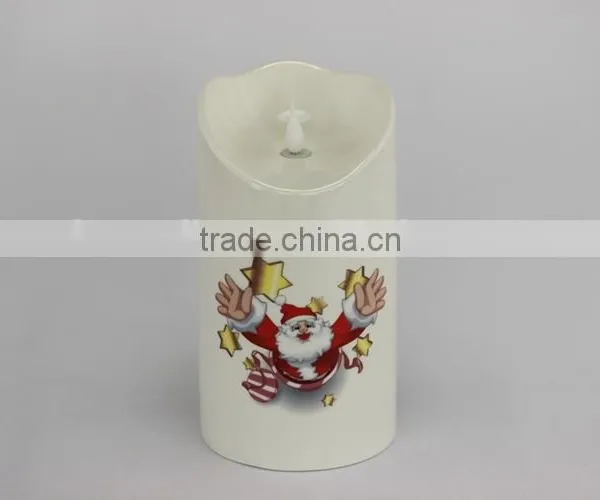 Flameless Christmas LED Lights Candles in Ceramic Wholesale photo-4