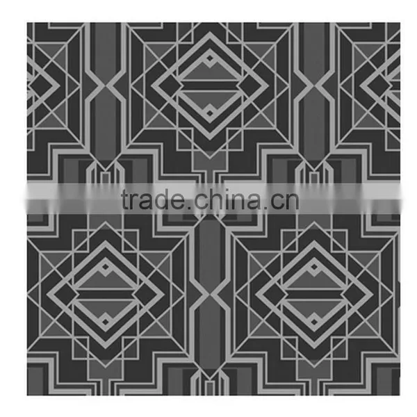 2016 Printing Pvc Wallpaper, Grape Purple Retro Geometric Wall Decor for Kitchen , Home Accent Wall Covering Online photo-2