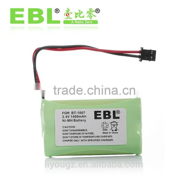 AA*2 2.4V 1400MAH NI-MH Cordless Phone Rechargeable Battery FOR BT-1007 photo-4