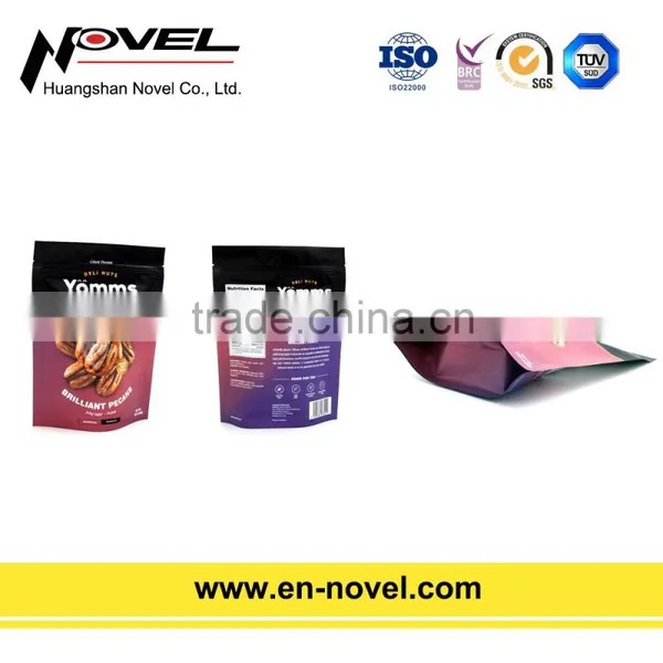 Plastic Nuts Bag Stand Up Pouch With Zipper for Nuts Packaging photo-5