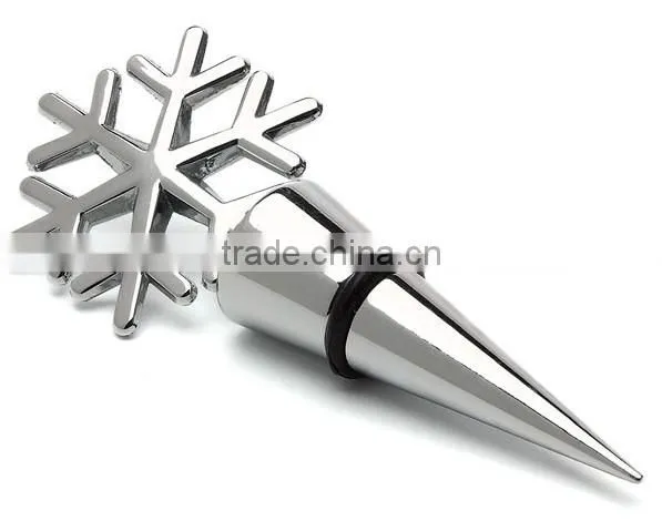 Wine Accessories 100% Food Grade Silicone Metal Wine Stopper Quality Choice photo-2