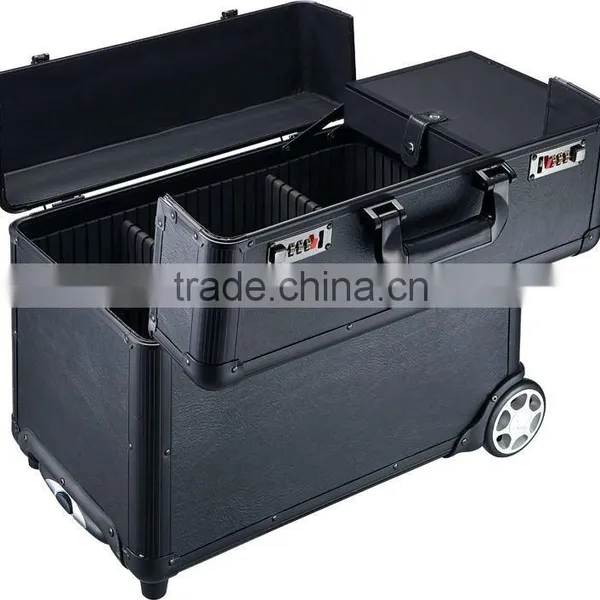 Aluminum Makeup Case With Wheels and Handle (D9020K)